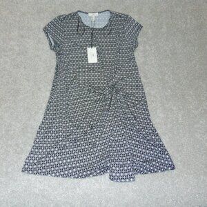 Halston Womens Dress Top Size Medium Polyester Black White Maxi